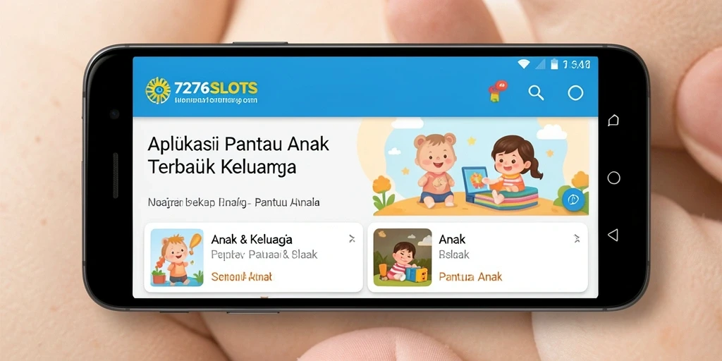 Tampilan antarmuka user-friendly dari 7276SLOTS untuk Pantau Anak.