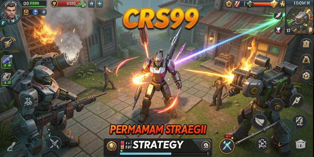 Tampilan antarmuka user-friendly dan fitur strategi permainan.