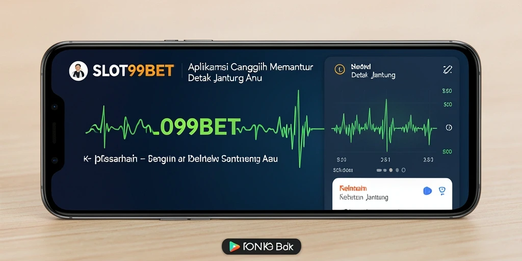 Tampilan antarmuka SLOT99BET memudahkan pemantauan detak jantung.