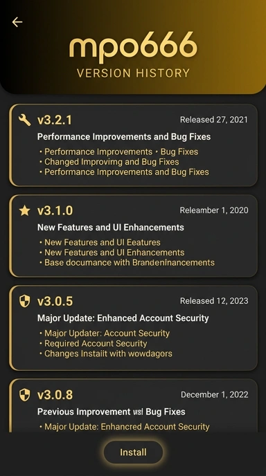 Riwayat Versi mpo666 untuk Pengguna Android